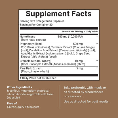 Elyvra™ Nattokinase 10,000 FU